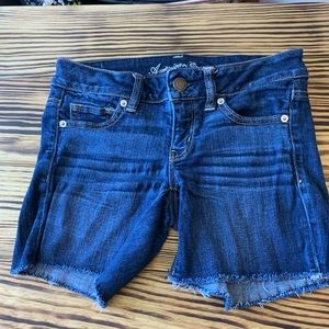 AEO Cutoff Denim Jean Shorts